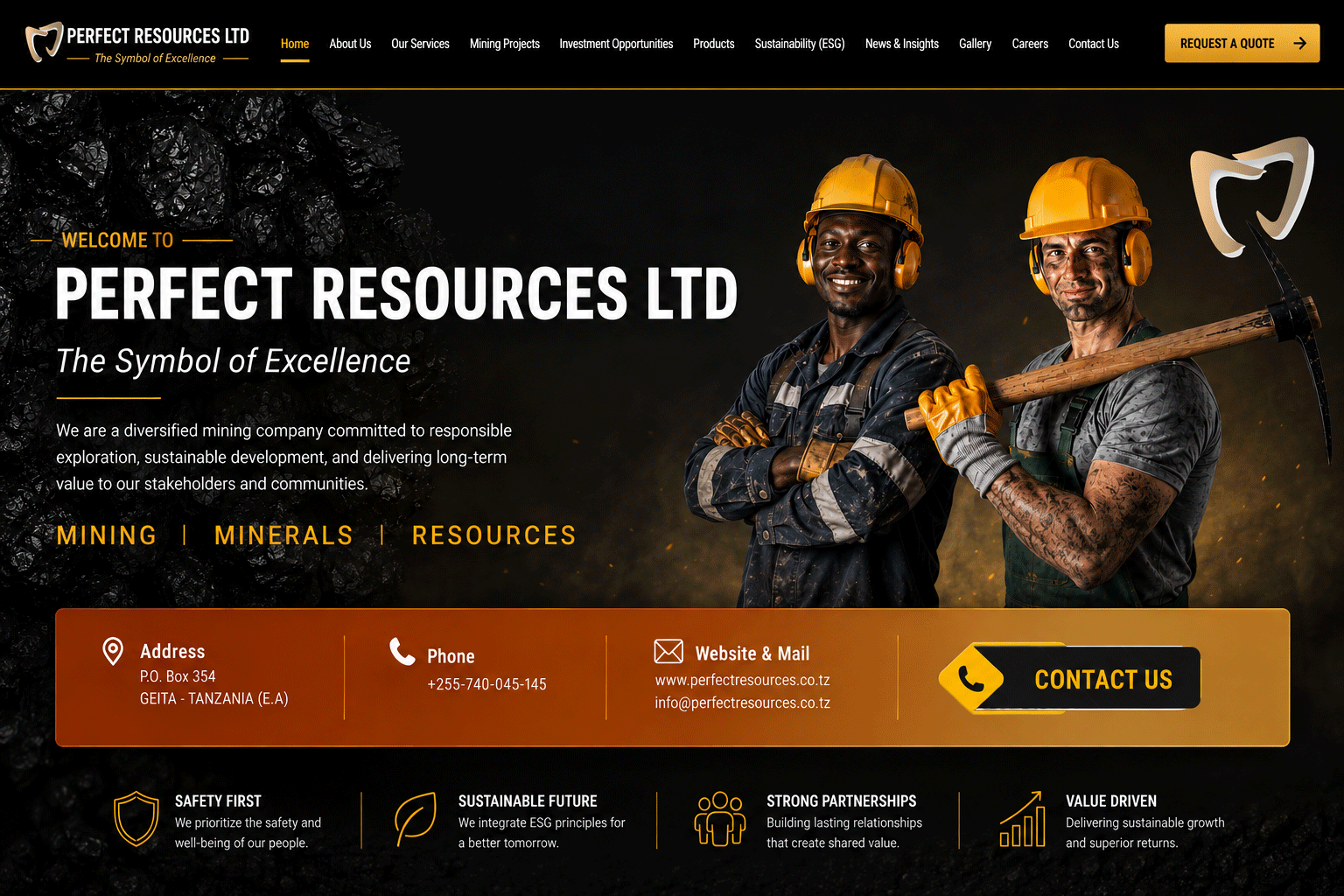 Perfect Resources Ltd